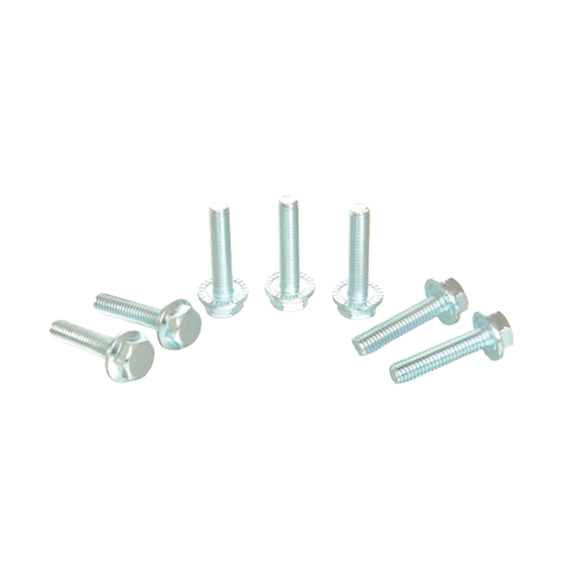 หน้าแปลนหกเหลี่ยมพร้อมปะเก็นและสกรูฟัน